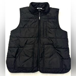 Maurices Outerwear Women’s Black Winter Zip Up Puffer Vest Size Large